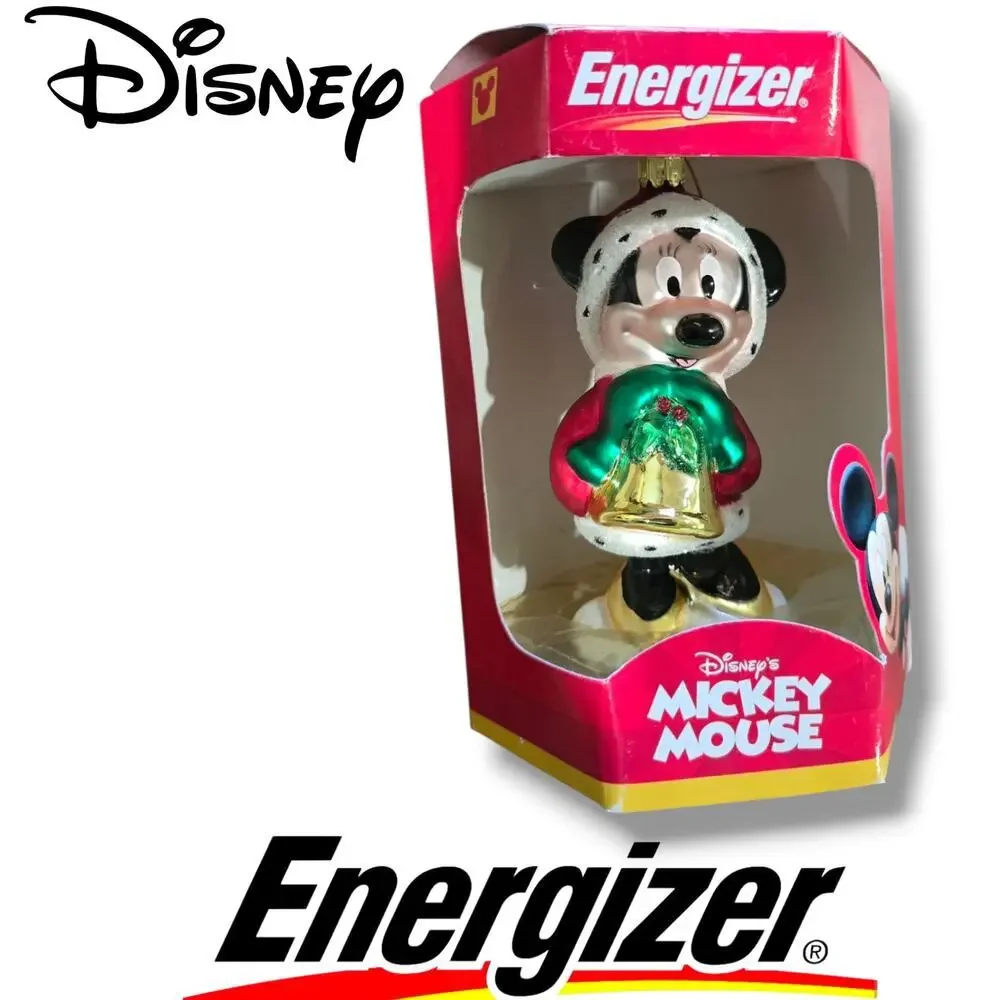Disney Mickey Mouse Energizer Christmas Ornament – European Style Glass 5